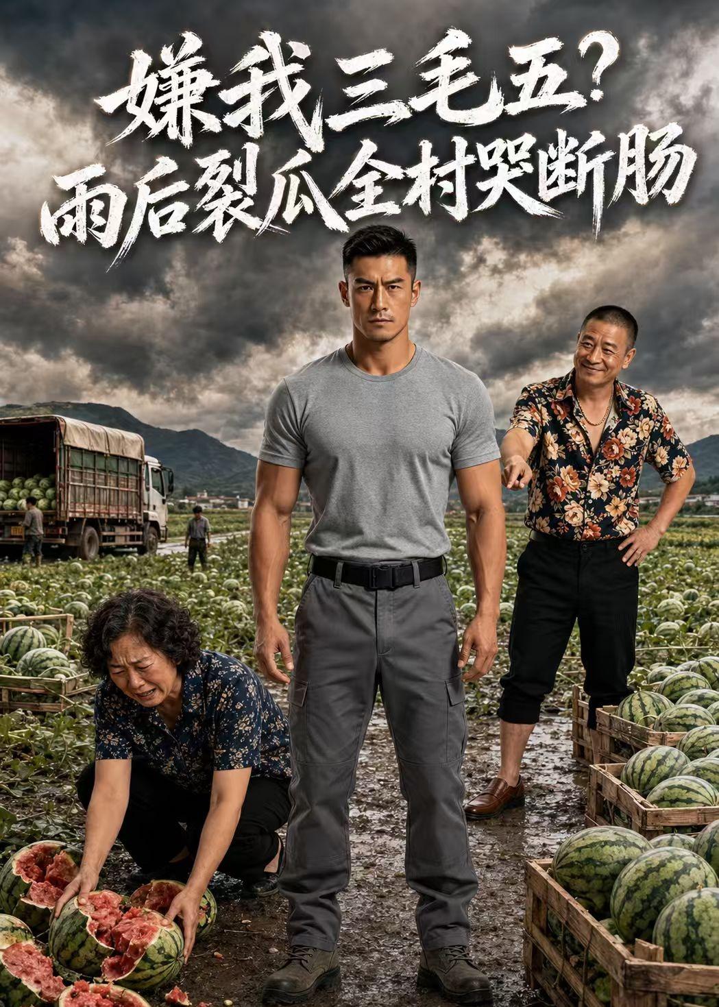 嫌我三毛五雨后裂瓜全村哭断肠