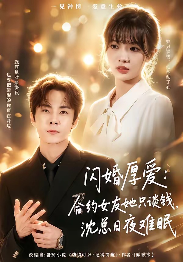 闪婚厚爱：合约女友她只谈钱，沈总日夜难眠封面图