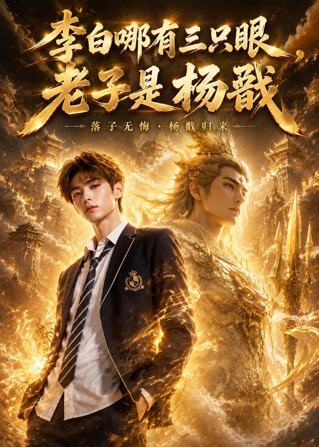 李白哪有三只眼老子是杨戬