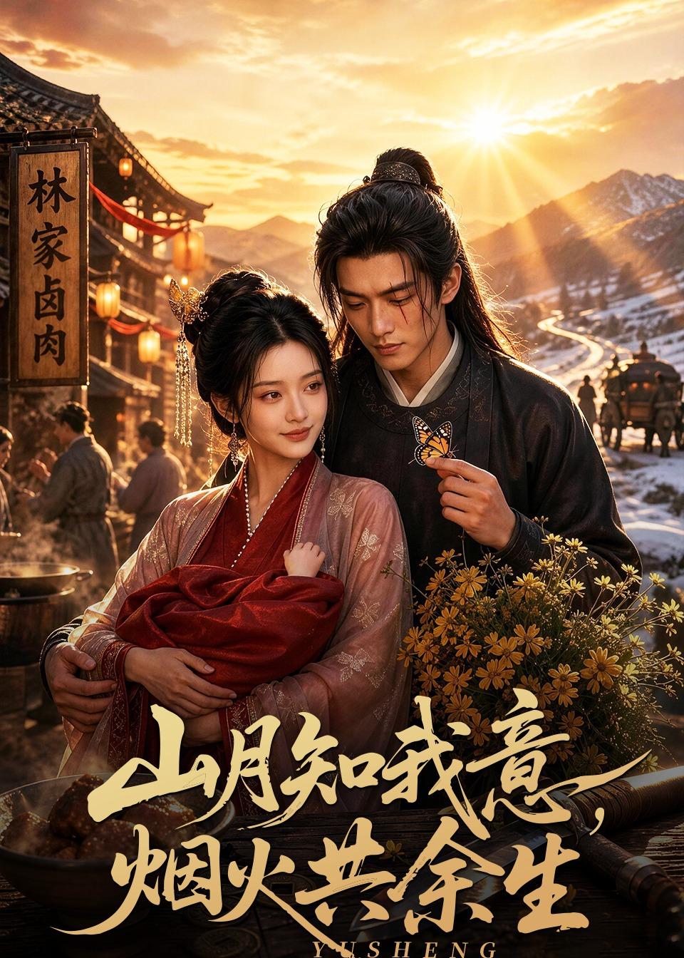 山月知我意烟火共余生