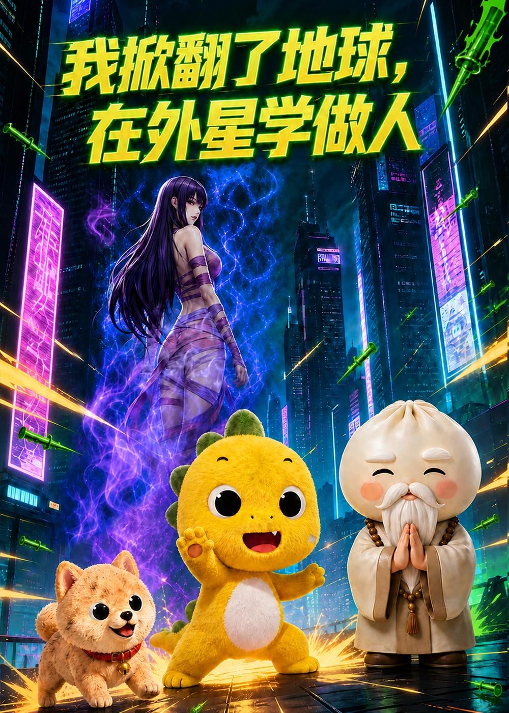 我掀翻了地球,在外星学做人