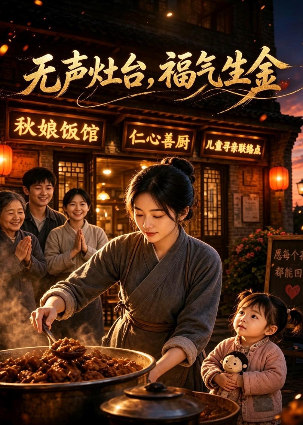 无声灶台,福气生金