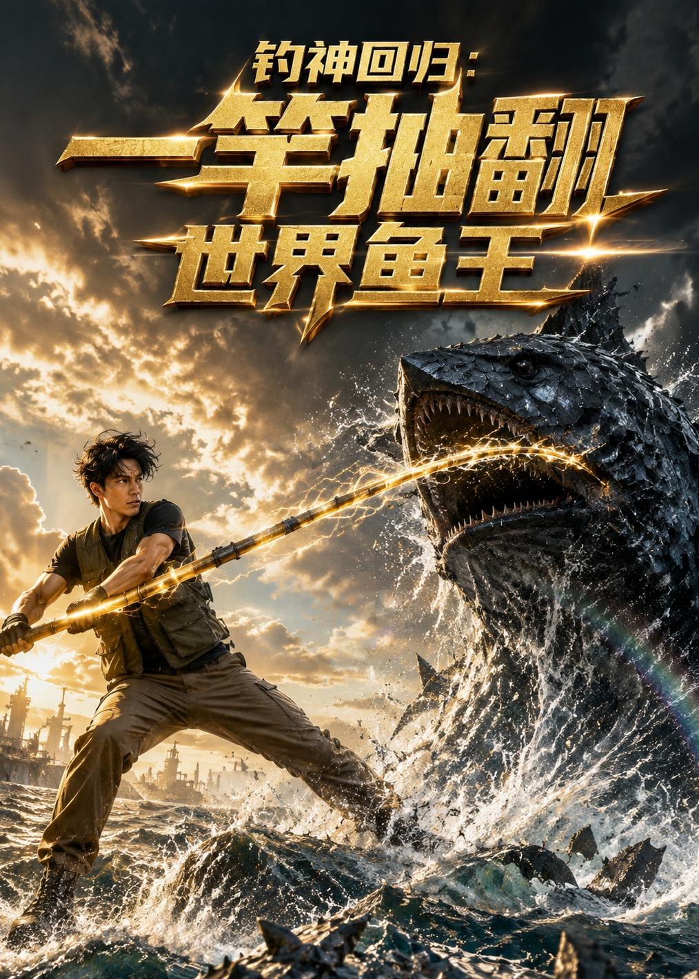 钓神回归：一杆抽翻世界鱼王