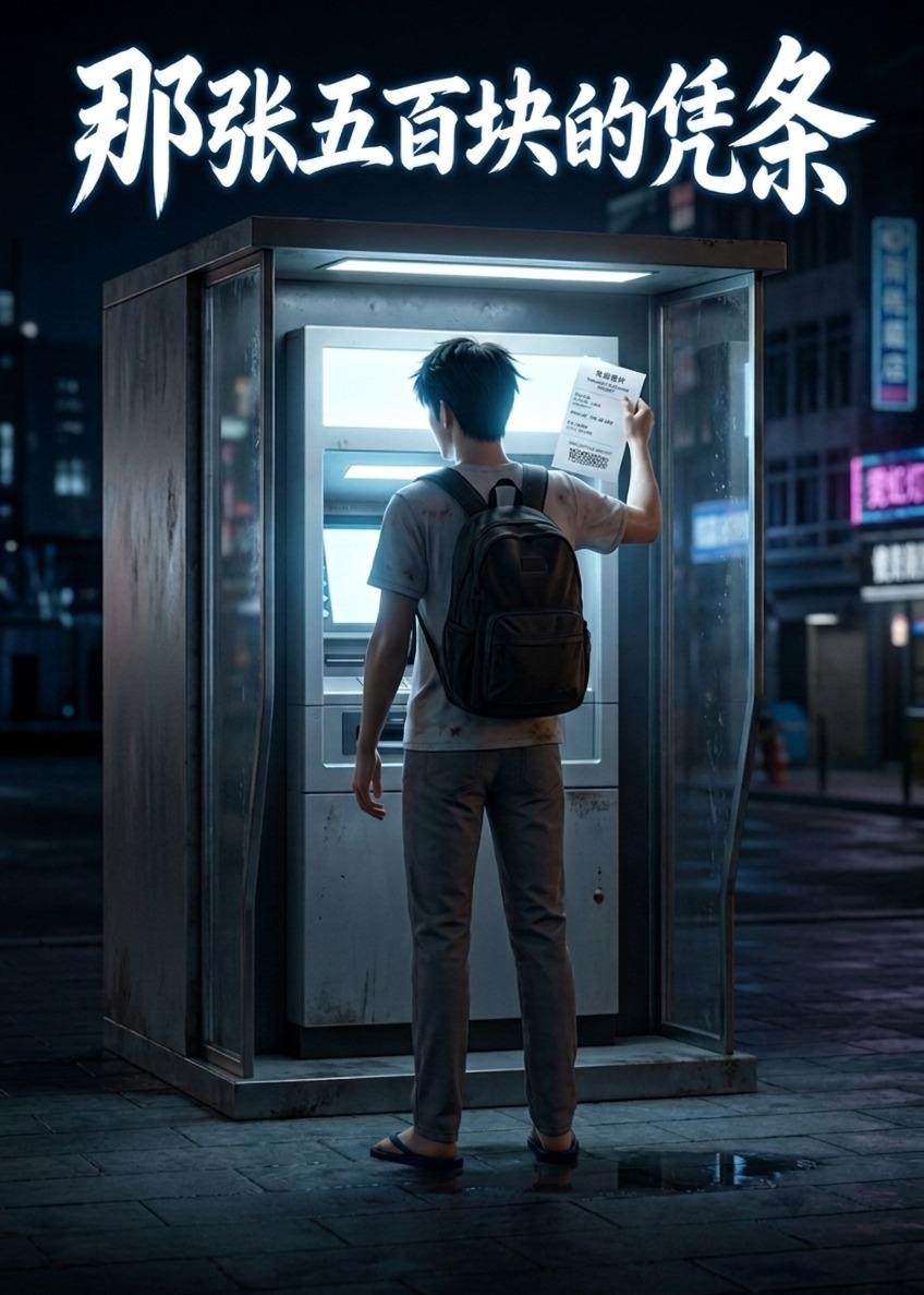 那张五百块的凭条