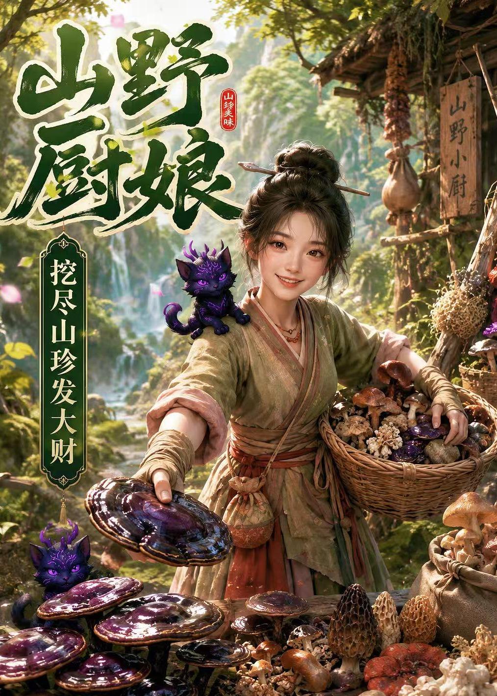 山野厨娘，挖尽山珍发大财