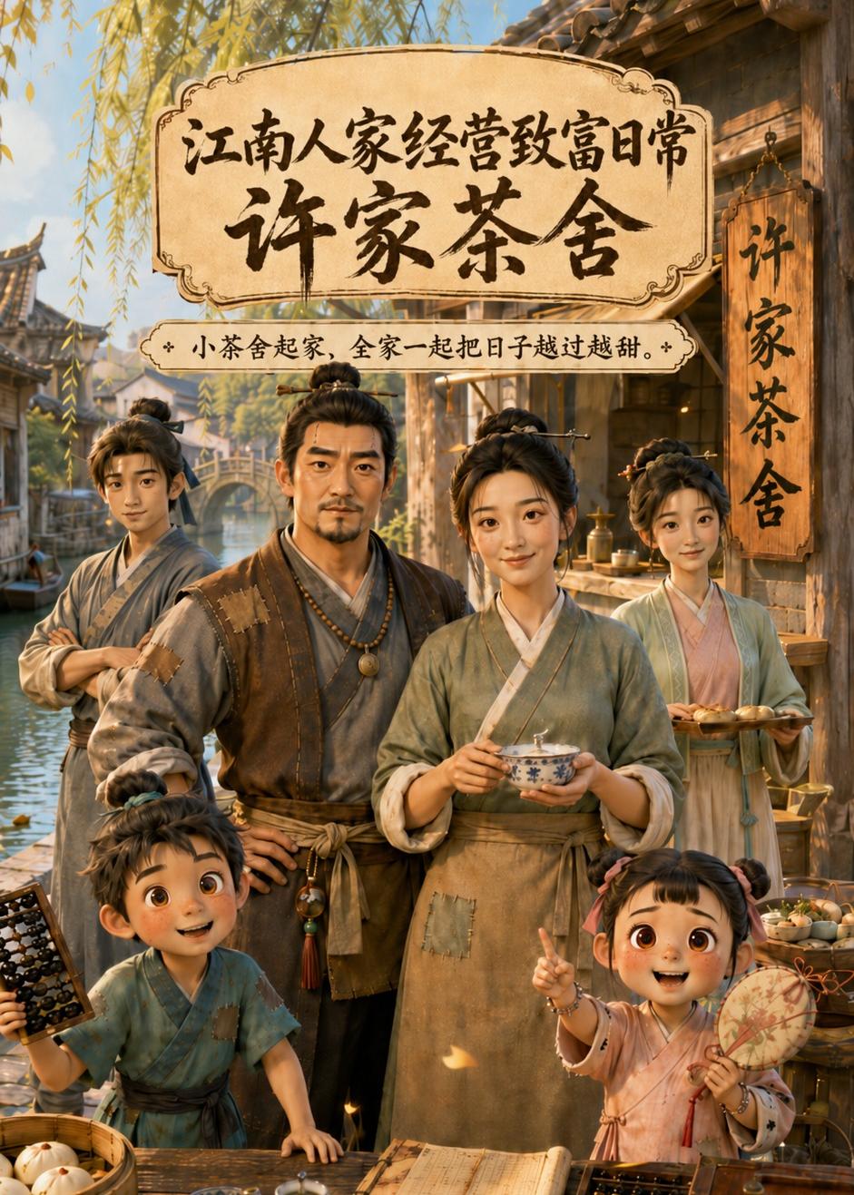 江南人家经营致富日常:许家茶舍