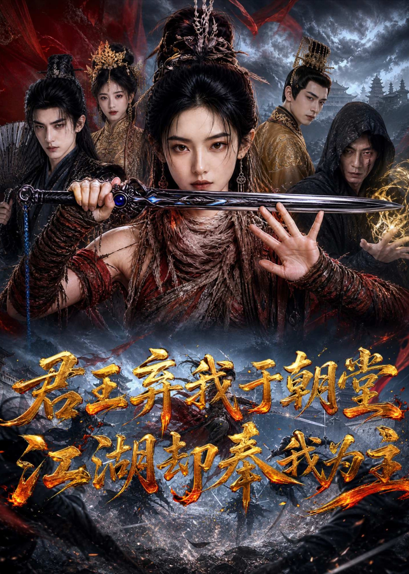 君王弃我于朝堂，江湖却奉我为主海报