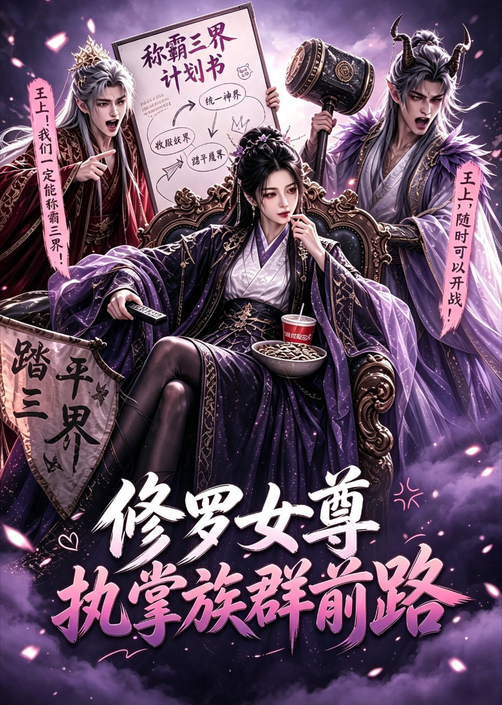 修罗女尊执掌族群前路海报