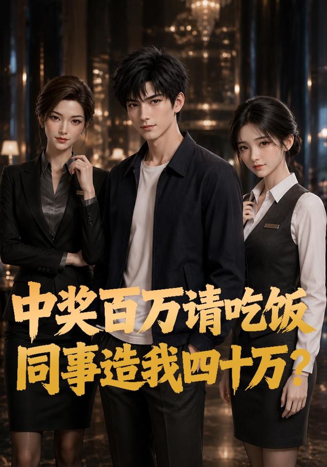 中奖百万请吃饭，同事造我四十万