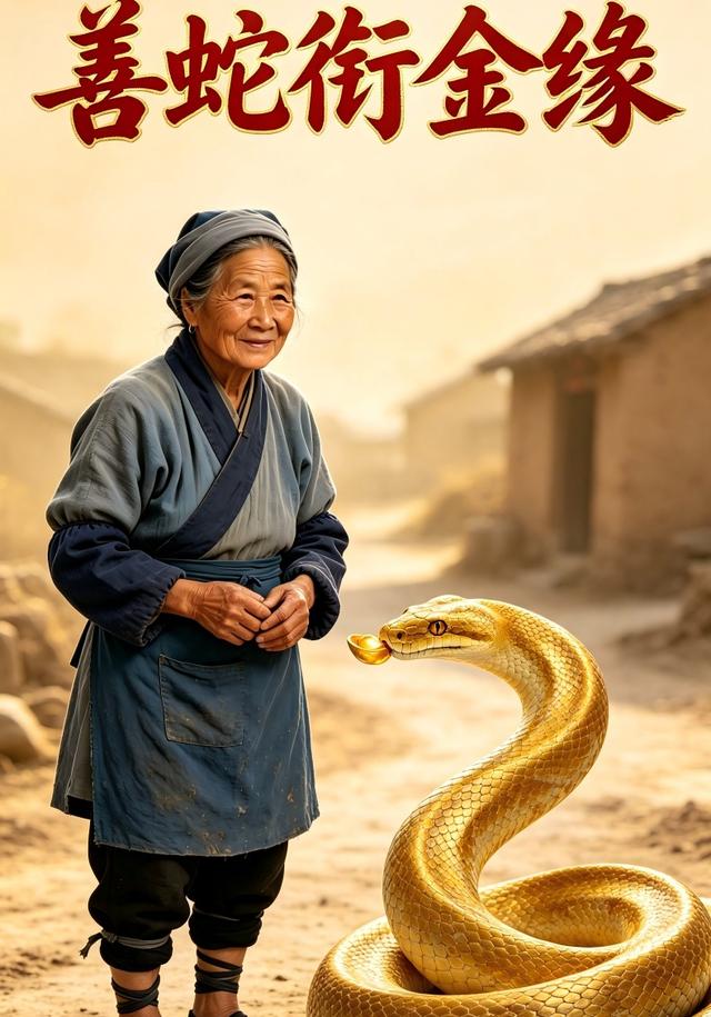 善蛇衔金缘海报