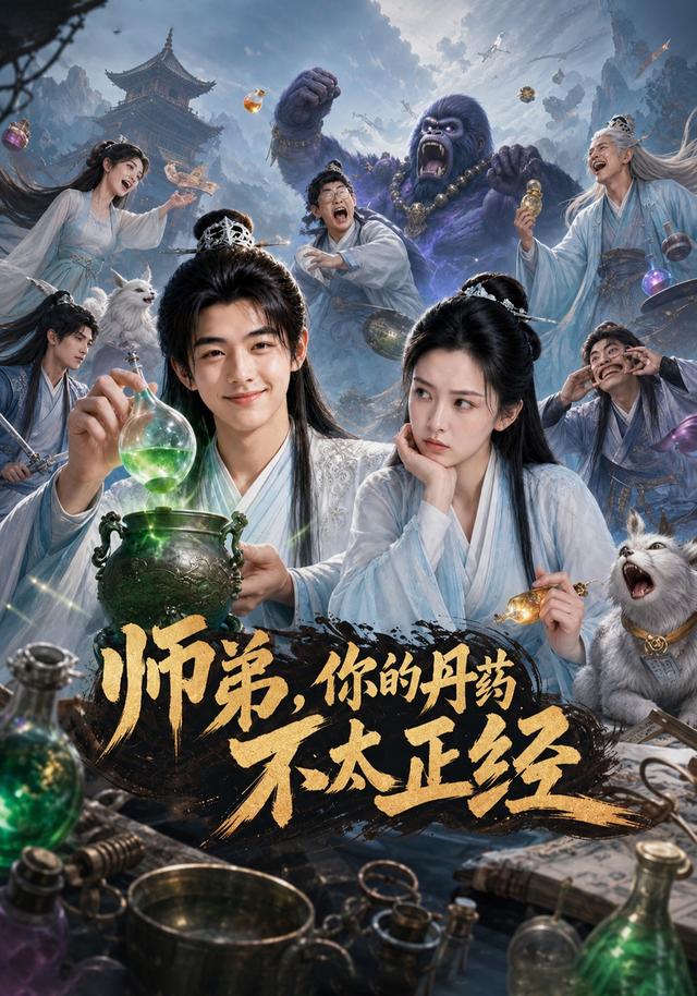 师弟，你的丹药太不正经海报