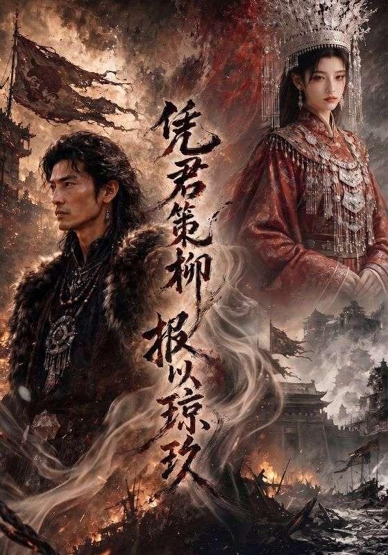 凭君策柳，报以琼玖海报