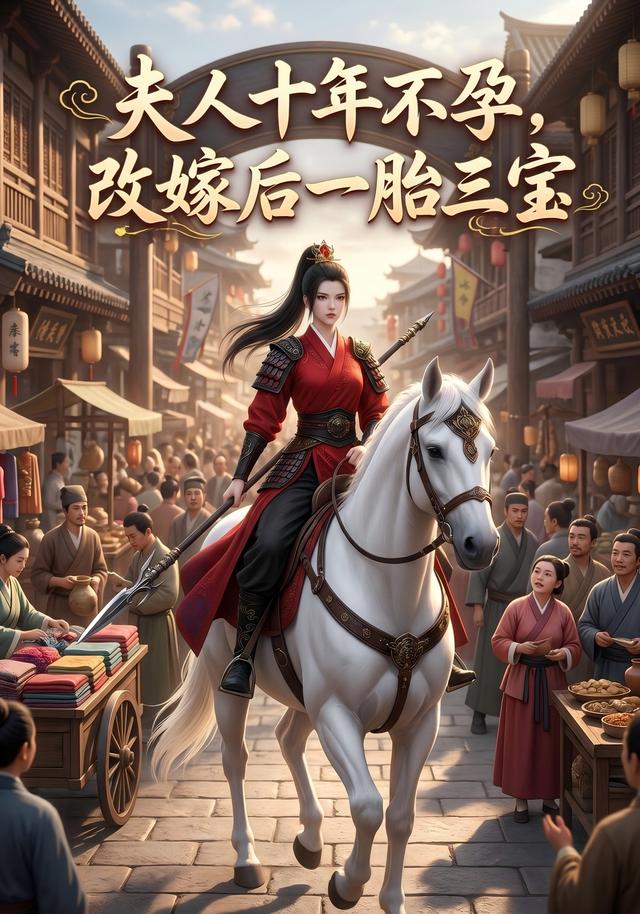 夫人十年，不孕改嫁后一胎三宝