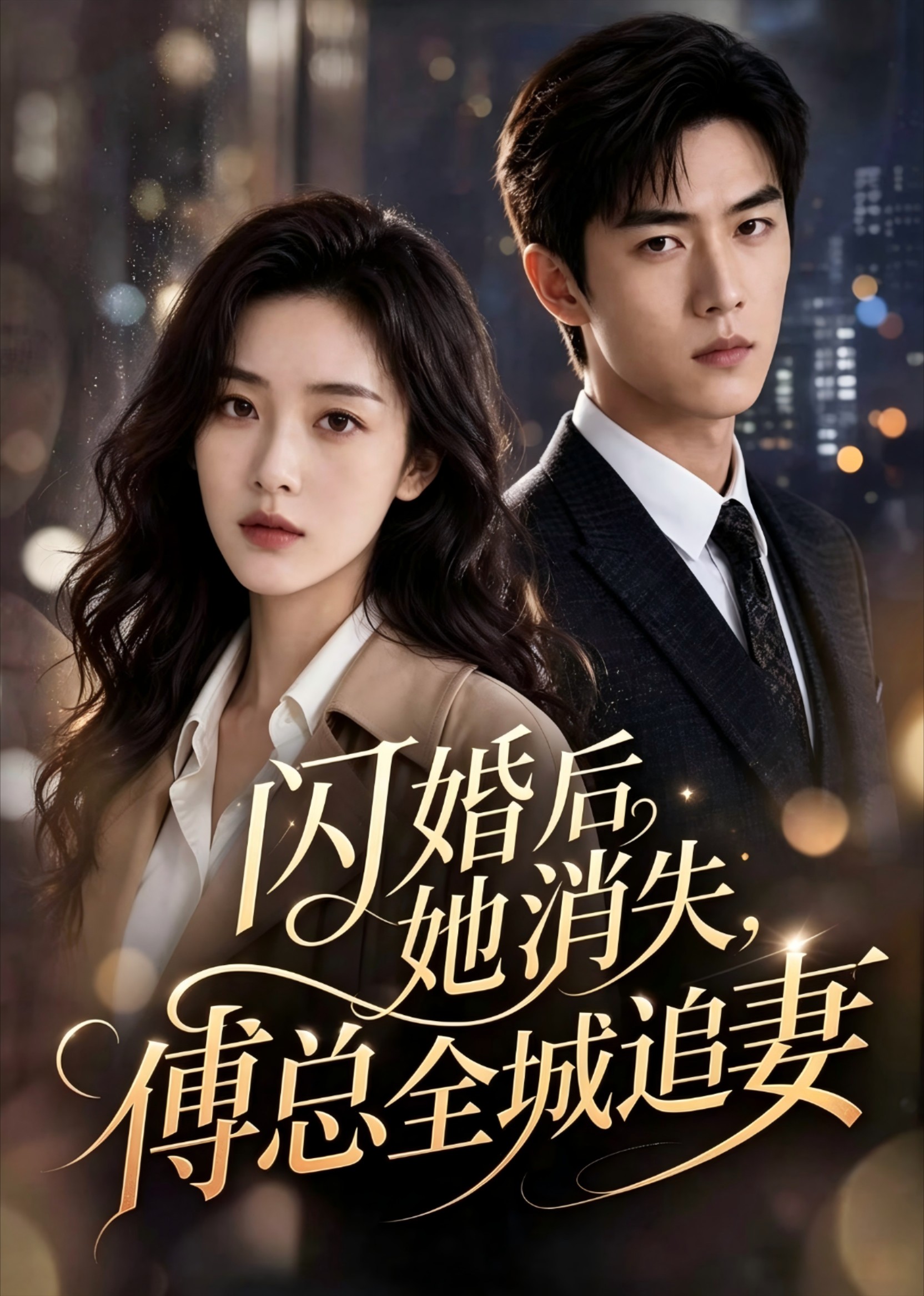 闪婚后她消失，傅总全城追妻封面